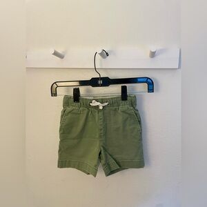 JCrew Boys Drawstring Twill Dock Shorts; Olive Green, size 4